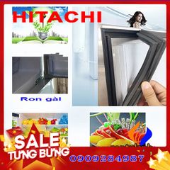 Ron cửa tủ lạnh Hitachi R-T190EG1D - Ron cao su và nam châm thay thế, kích thước ngăn đá 485x455, ngăn mát 485x780