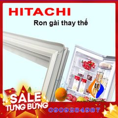Ron cửa tủ lạnh Hitachi R-T190EG1D - Ron cao su và nam châm thay thế, kích thước ngăn đá 485x455, ngăn mát 485x780