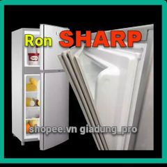 Ron tủ lạnh cao su nam châm thay thế cho model Sharp SJ-197P-CH - Dễ dàng lắp đặt, khôi phục độ kín hơi và từ tính cho tủ lạnh