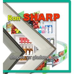 Ron tủ lạnh cao su nam châm thay thế cho model Sharp SJ-197P-CH - Dễ dàng lắp đặt, khôi phục độ kín hơi và từ tính cho tủ lạnh