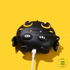 Vỏ Bọc Silicon Dẻo AirPods Răng Sún Béo Ú - Phụ Kiện Hộp Sạc Tai Nghe AirPods 1 2 PRO Siêu Cute, Chất Lượng Cao