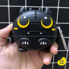 Vỏ Bọc Silicon Dẻo AirPods Răng Sún Béo Ú - Phụ Kiện Hộp Sạc Tai Nghe AirPods 1 2 PRO Siêu Cute, Chất Lượng Cao