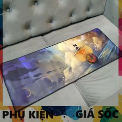Miếng Lót Chuột One Piece 46 - Pad Chuột Cỡ Lớn 80x30cm Chống Nước, Cao Su Bền Bỉ Dày 3mm Cho Game Thủ