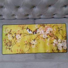 Miếng Lót Chuột Gỗ Mai Vàng 90x40cm - Pad Chống Nước, Dày 3mm, Bàn Di Chuột Chuyên Game Thao Tác Nhanh Nhạy