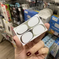 Miếng Dán Kim Loại Chống Bám Bẩn Cho AirPods Pro - Bảo Vệ Chống Bụi Trày Xước, Bộ 2 Miếng Dán Kim Loại Cao Cấp