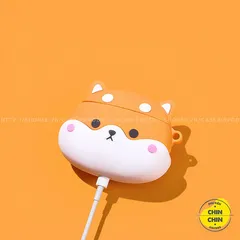 Vỏ Bọc AirPods Chó Shiba Inu - Case Silicon Mềm Cho Tai Nghe AirPods 1 2 PRO - Phụ Kiện Dễ Thương Chính Hãng