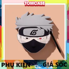 Vỏ Bọc AirPods Naruto Kakashi - Case Silicon Dẻo Siêu Cute Cho Hộp Sạc Tai Nghe AirPods 1 2 Chất Lượng Cao
