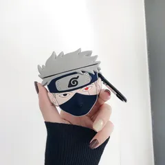 Vỏ Bọc AirPods Naruto Kakashi - Case Silicon Dẻo Siêu Cute Cho Hộp Sạc Tai Nghe AirPods 1 2 Chất Lượng Cao