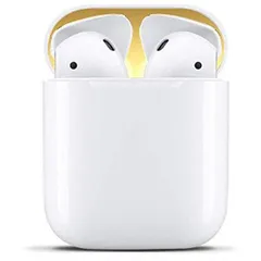 Miếng Dán Kim Loại Chống Bám Bẩn Bảo Vệ AirPods 1 2 Pro - Phụ Kiện Chống Bụi Kim Loại Chất Lượng Cao