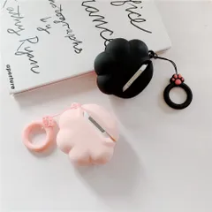 Vỏ Bọc Silicon Dẻo Chân Mèo Xinh Cho Hộp Sạc AirPods 1 2 - Phụ Kiện Tai Nghe Không Dây Siêu Cute