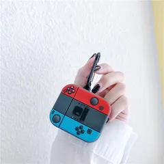 Case Vỏ Bọc AirPods Siêu Cute - Thiết Kế Máy Game Xanh Đỏ cho Tai Nghe AirPods 1 2 PRO Bằng Silicon Dẻo Chất Lượng