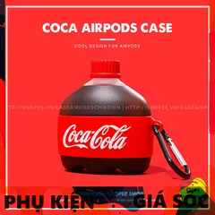 Vỏ Bọc AirPods Dẻo Silicone - Thiết Kế Chai Nước Ngọt Coca-Cola Cho AirPods 1/2/PRO - Phụ Kiện Tai Nghe Siêu Cute