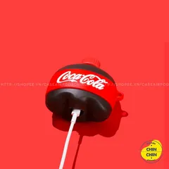 Vỏ Bọc AirPods Dẻo Silicone - Thiết Kế Chai Nước Ngọt Coca-Cola Cho AirPods 1/2/PRO - Phụ Kiện Tai Nghe Siêu Cute