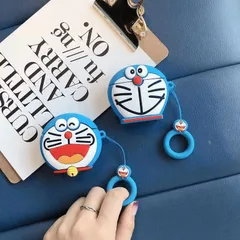 Móc Khóa DORAEMON Đồng Bộ Vỏ Case Airpod 1 2 - Phụ Kiện Siêu Chất, Thiết Kế Nhỏ Gọn, Silicon Mềm Dễ Dàng Tháo Lắp