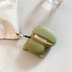 Vỏ Bọc AirPods Khủng Long Tia Chớp - Bao Silicon Chất Mềm Cho Tai Nghe AirPods 1 2 PRO - Phụ Kiện Đáng Yêu, Thiết Kế Độc Đáo