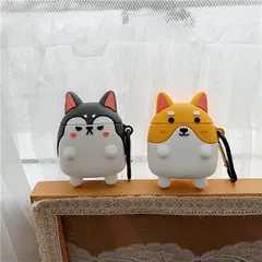 Vỏ Bọc AirPods Chó Shiba - Case Silicon Dẻo Cho Hộp Sạc Tai Nghe AirPods 1 2, Phụ Kiện Thời Trang Chó Cưng