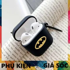 Vỏ Bọc AirPods Silicon Dẻo Người Dơi - Case TAI NGHE AirPods 1 2 Hộp Sạc Cute Chất Lượng Cao