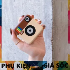 Vỏ Bọc AirPods Silicone Dẻo Siêu Cute - Case AirPod 1 2 Thiết Kế Instagram Cho Hộp Sạc Tai Nghe AirPods