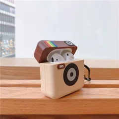 Vỏ Bọc AirPods Silicone Dẻo Siêu Cute - Case AirPod 1 2 Thiết Kế Instagram Cho Hộp Sạc Tai Nghe AirPods