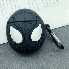 Móc Khóa Người Nhện Cực Chất Kèm Vỏ Case Airpod 1 2 Đồng Bộ Phong Cách, Thiết Kế Nhỏ Nhắn, Silicon Mềm Dễ Tháo Lắp