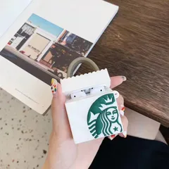 Vỏ Bọc Tai Nghe AirPods Silicon Dẻo Túi Xách STARBUCK Cho Hộp Sạc AirPods Pro 1 2 - Phụ Kiện Siêu Cute, Tặng Móc Đeo