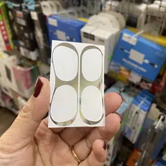 Miếng Dán Kim Loại Chống Bám Bẩn Bảo Vệ AirPods Pro - Phụ Kiện Giữ Sạch AirPods 1 2 Chống Bụi, Trầy Xước, Dễ Dàng Thay Thế