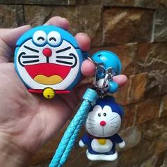Vỏ Bao Airpods Silicone Doraemon - Chống Va Đập, Đựng Tai Nghe Airpod 1 2 Pro Kèm Móc Khóa Dễ Thương