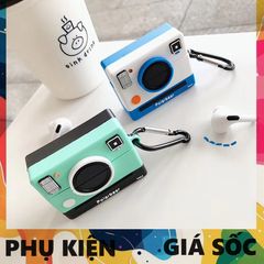 Vỏ Bọc Silicon Airpods (Máy Ảnh Polarbear) - Phụ Kiện Hộp Sạc Tai Nghe AirPods 1, 2, PRO Chất Lượng Cao