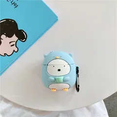 Vỏ Bọc Airpods Chim Cánh Cụt Xanh - Phụ Kiện Bằng Silicon Dẻo Cho Hộp Sạc Tai Nghe AirPods 1 2 PRO