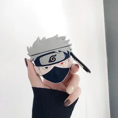 Vỏ Bọc Silicon Airpod Naruto Kakashi - Phụ Kiện Tai Nghe AirPods 1 2 Dẻo Siêu Cute, Đẳng Cấp và Chất Lượng Cao