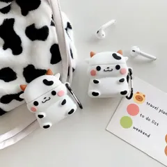 Vỏ Bọc Silicon Dẻo AirPods - Bò Sữa Cute Cho Tai Nghe AirPods 1, 2 và PRO - Phụ Kiện Âm Thanh Thời Trang