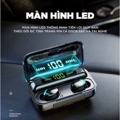 Tai Nghe Bluetooth 5.3 F9 Pro - Âm Thanh HIFI, Chống Nước IPX7, Sạc Type C, Cảm Ứng 1 Chạm, Thời Gian Chơi Lên Đến 6 Giờ