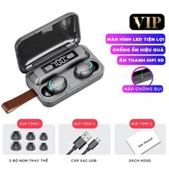 Tai Nghe Bluetooth 5.3 F9 Pro - Âm Thanh HIFI, Chống Nước IPX7, Sạc Type C, Cảm Ứng 1 Chạm, Thời Gian Chơi Lên Đến 6 Giờ