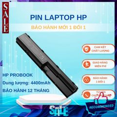 Pin Laptop HP Probook 4430 4530 4430s 4330S 4331s 4431s 4535s 4436s - Pin 6 Cell Li-ion 4400mAh, Bảo Hành 12 Tháng