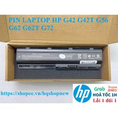 Pin Laptop HP G42 G42T G56 G62 G62T G72 6 Cell - Pin Chính Hãng Đen, Bảo Hành Đổi Mới, Chất Lượng Cao