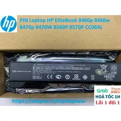 Pin Laptop HP EliteBook 8460p/8460w/8470p/8470w/8560p/8570p CC06XL - Pin Chính Hãng, Mới 100%, 6 Cell, Bảo Hành Đổi Mới