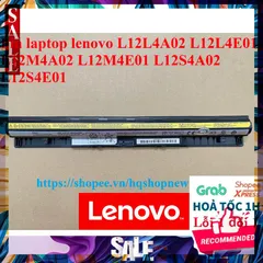 Pin Laptop Lenovo 4 Cell Đen - Thay thế cho L12L4A02 L12L4E01 L12M4A02 L12M4E01 L12S4A02 L12S4E01 - Bảo hành 100% mới chính hãng