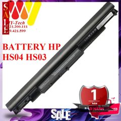 Pin Laptop HP HS04 HSTNN-LB6V HSTNN-LB6U 4 Cell 2600mAh 14.4V Thay Thế Chính Hãng, Bảo Hành 12 Tháng 807612-421