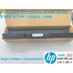 Pin Laptop HP Elitebook 8560W 8570W 8760W 8770W VH08XL 8 Cell Đen - Pin Chính Hãng, Bảo Hành 100%