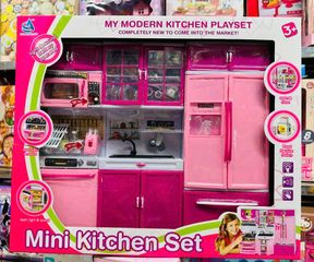 Chọn ngẫu nhiên mã 5627 8922 đồ chơi nhập vai bộ tủ bếp 3 ngăn có đèn và âm thanh, đồ chơi nấu ăn cho bé tập làm nội trợ