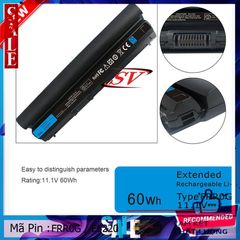 Pin Laptop DELL E6220 E6230 E6320 E6330 E5220 - Pin Lion 6 Cell 4400-5200mAh, Hàng Mới, Bảo Hành 9 Tháng