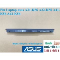 Pin Laptop ASUS A31-K56 A32-K56 A41-K56 A42-K56 - 6 Cell Mới 100% Chính Hãng, Bảo Hành Đổi Mới, Màu Đen