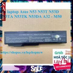 Pin Laptop Asus N53/N53T/N53D/N53TA/N53TK/N53DA A32 - M50 6 Cell Đen, Sản Phẩm Mới 100% với Bảo Hành Chính Hãng