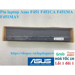 Pin Laptop Asus F451 F451CA F451MA F451MAV - Pin Chất Lượng Cao, 4 Cell, Đen - Bảo Hành 100% Mới