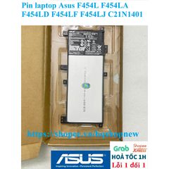 Pin Laptop Asus C21N1401 - Phù hợp với F454L F454LA F454LD F454LF F454LJ - Sản phẩm mới 100% và bảo hành chính hãng