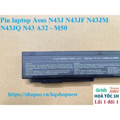 Pin Laptop Asus N43J N43JF N43JM N43JQ N43 A32 - M50 6 Cell Chính Hãng, Bảo Hành 100% - Phụ Kiện Thiết Bị Điện Tử