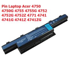 Pin Laptop Acer 6 Cell 5200mAh - Thay thế cho Aspire 4738, 4733, 4741, 5741, 4551G, 4743G, 4750G, 7551G