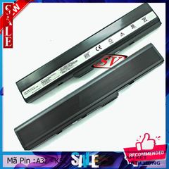 Pin Laptop Asus K52 K42 K62 A40 A42 A52 A62 A40JA B53 F85 F86 - 6 Cell 4400-5200mAh, Thay Thế Pin Chính Hãng, Bảo Hành 9 Tháng