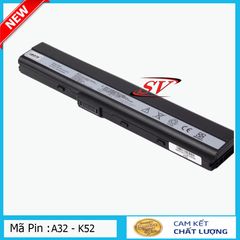 Pin Laptop Asus K52 K42 K62 A40 A42 A52 A62 A40JA B53 F85 F86 - 6 Cell 4400-5200mAh, Thay Thế Pin Chính Hãng, Bảo Hành 9 Tháng