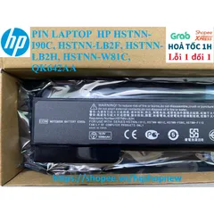 Pin Laptop HP HSTNN-I90C, HSTNN-LB2F, HSTNN-LB2H, HSTNN-W81C, QK642AA - 6 Cell, Chính Hãng, Bảo Hành 100%